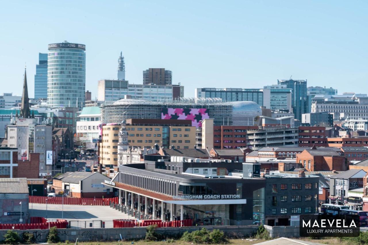 Maevela Apartments - Luxury Top Floor Penthouse - With Parking - 2 Bedroom New Build Apartment ✪ City Centre, Digbeth ✓ With Huge Patio Sliding Doors - City View - Rooftop Terrace - Ps4 & Smart Tv'S Birmingham Exterior foto